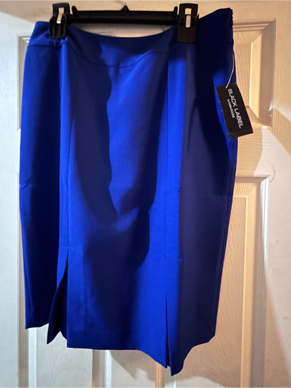 Black Label Women's Cobalt Blue Pencil Skirt